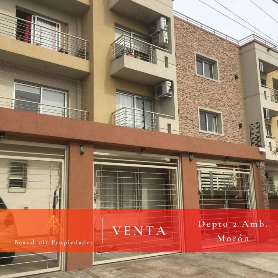 Depto 2 Amb en Moron con Amenities Ideal Inversor 