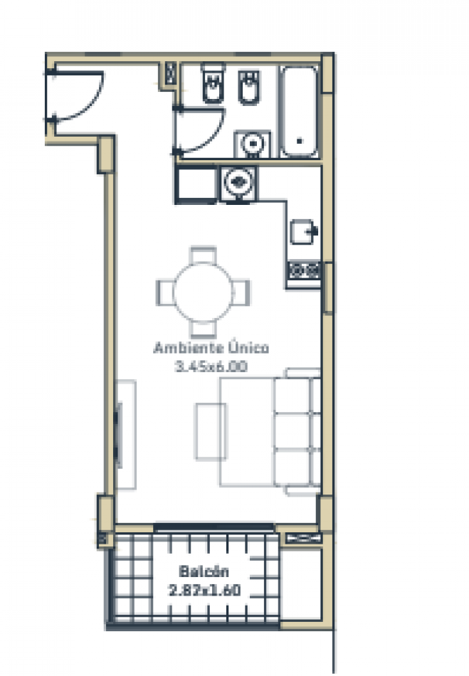  Ambiente Unico Al Frente en Excelente Ubicacion - Jose Maria Bosch 1394 - Financiacion Disponible