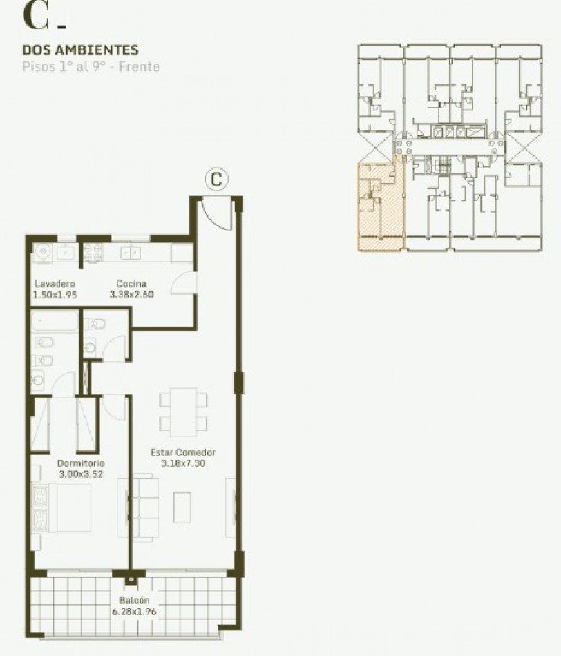 Depto 2 Amb 83 m² en Pozo Hurlingham | Balcon Terraza + Suite | Terrazas de Roca